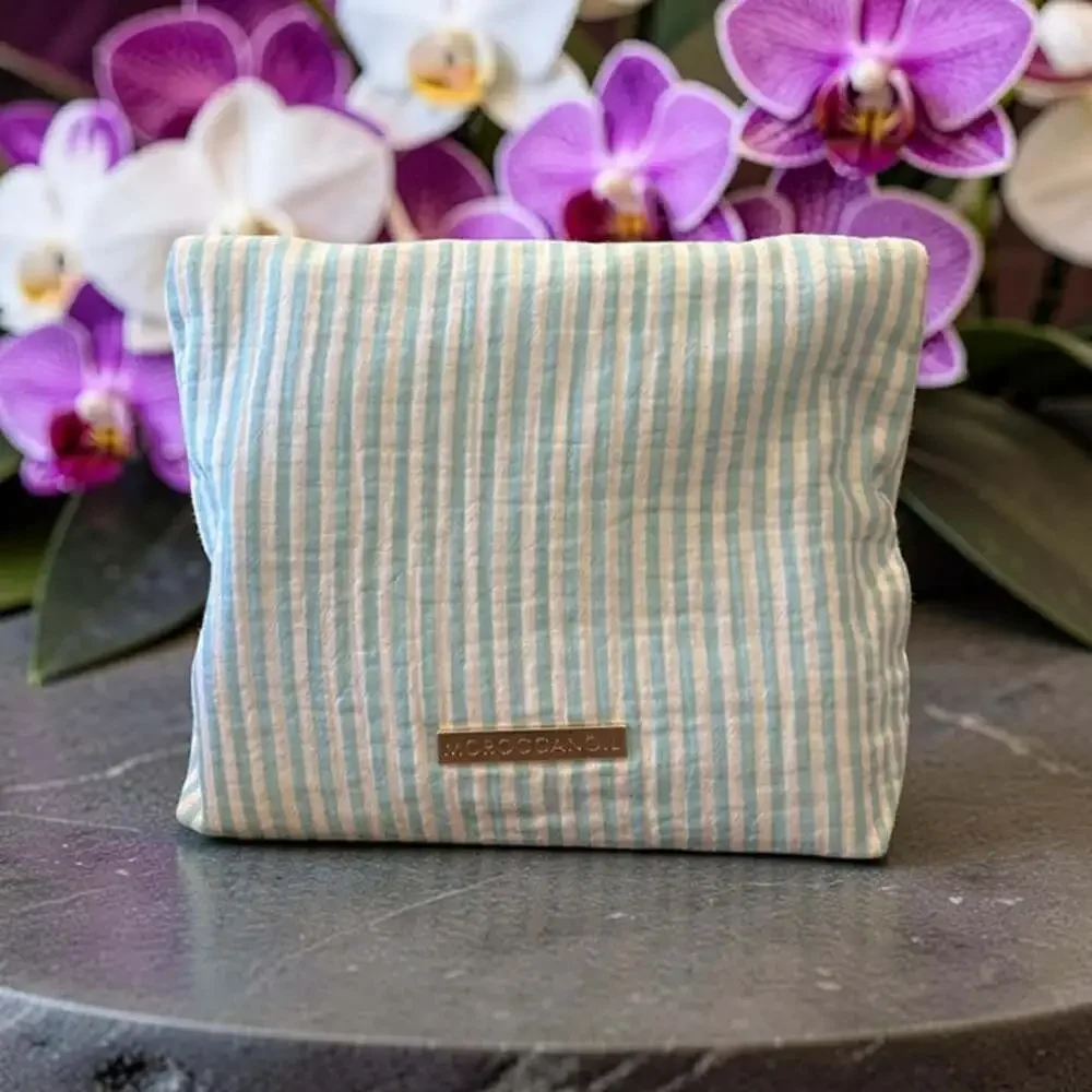 Moroccanoil Frizz Control Shampoo Conditioner Frizz Shield Spray Cosmetic Bag